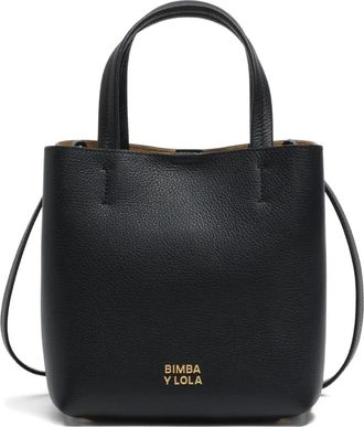 Bimba & Lola top-handle leather satchel bag - Black