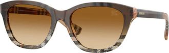 Burberry Be4486 Sunglasses - female - Burberry - Sunglasses - Brown - 54 MM - Accessories