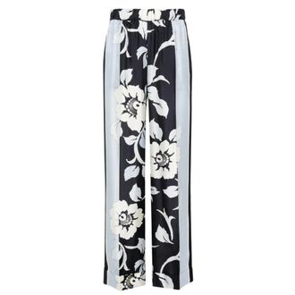 P.A.R.O.S.H. Stevia Broek met bloemenprint - Dames - Wijde Broeken - Veelkleurig - XS - Broeken