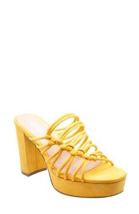 Charles by Charles David Meadow Platform Sandal in Tuscanyellow-Ms at Nordstrom Rack, Size 6.5