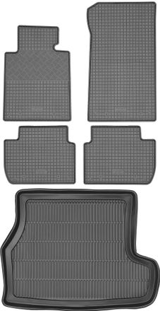 OEM Juego De Alfombrillas De Goma Para Coche Y Maletero Para Bmw Serie 3 E46 Estate (1998-2005)