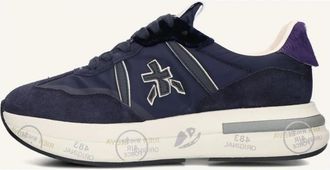 Premiata Cassie Sneakers - Dames - Sneakers - Blauw - 40 EU - Leer - Schoenen