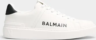 Balmain Mens B-Short contrasting logo sneakers Men
