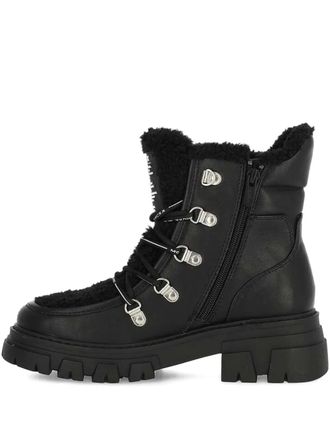 Mexx 50mm lace-up boots - women - Fabric/Fabric/Polyurethane/Rubber - 40 - Black