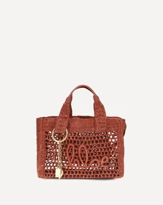 Chlo&eacute; Borsa a Mano Summer Banana East-West in rafia piccola Woman UNI