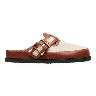 Birkenstock Boston Bold Canvas - female - Birkenstock - Mules - Brown - 6 UK - Shoes