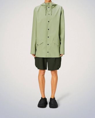 Rains Unisex W3 Long Jacket In Earth
