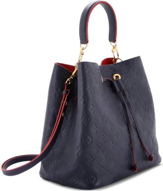 Louis Vuitton NeoNoe Handbag Monogram Empreinte Leather MM bucket bag - Blauw