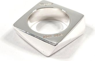 Ferragamo Silver Silver 925 Band Ring (Pre-Owned)