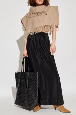 By Malene Birger Short Poncho Turtla, Womens, Beige