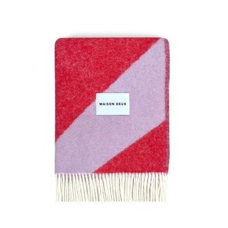 Maison Deux Swirl Blanket in Light/pastel Purple at Nordstrom, Size Medium