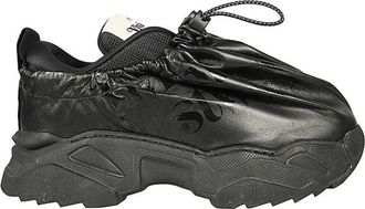 Vivienne Westwood Lamsleren Sneakers Ronde Neus - Dames - Sneakers - Zwart - 36 EU - Schoenen