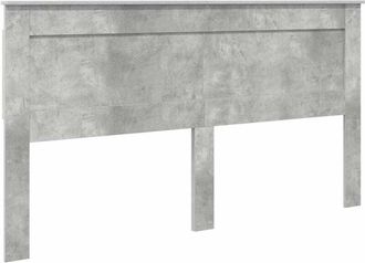 vidaXL Headboard with Headboard Concrete Grey 200 cm Engineered Wood vidaXL