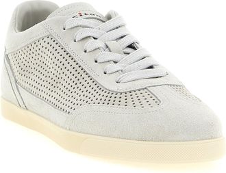 Kiton Perforated Calfskin Sneaker - Gray