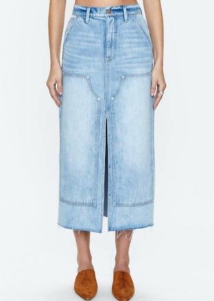 Pistola Denim Alice Denim Skirt In Coastal