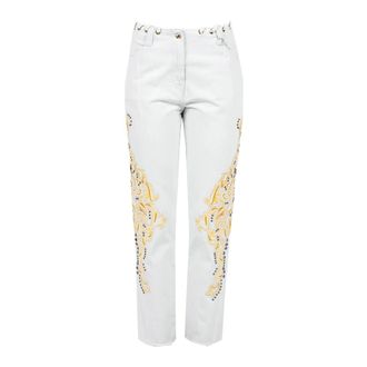 Patrizia Pepe Cropped Jeans - Dames - Jeans - Blauw - Maat: W27 Katoen