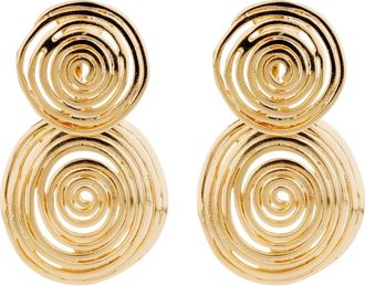 Gas Bijoux Earrings Metallic Wave