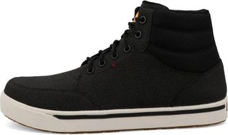 Twisted X Boots Mens Twisted X 6 Kicks MCAN006 Black Leather Safety Toe Work Shoes GAL1915