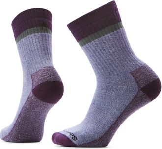 Smartwool Womens Everyday Cozy Best Friend Crew Socks Purple XL