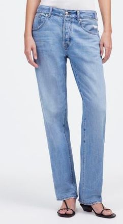 Madewell The Dean Easy Straight Leg Jeans in Northridge Wash at Nordstrom Rack, Size 26