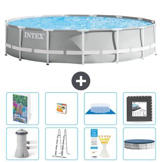 Intex Piscina Prism Frame Redonda - 457x107 Cm - 9-piezas S525