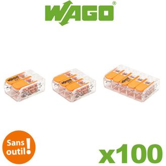 OEM Wago - Panach Bote De 100 Terminales Conexion Automatica 2, 3 Y 5 Entr Es S221