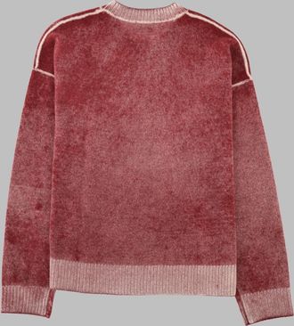 Amish Wool-Knit Sweater - Red