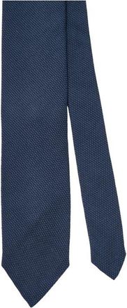 Robert Talbott Duvall Solid Grenadine Silk Necktie in Navy at Nordstrom