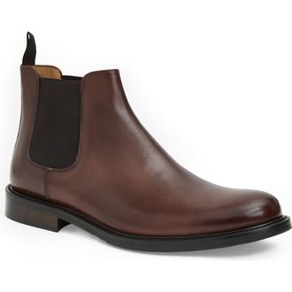 Bruno Magli Dorato Chelsea Boot in Dark Brown Leather at Nordstrom, Size 9.5