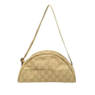 Gucci Pre-owned Shoulder Bags, female, Beige, Size: ONE SIZE Pre-owned Vintage Shoulder Bag