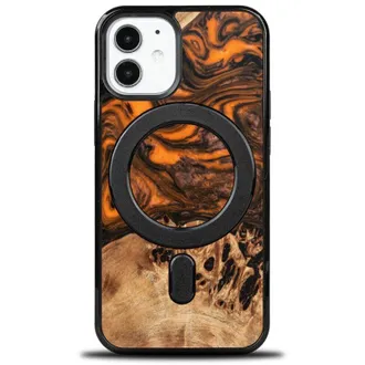 OEM Funda Bewood Unique Para Iphone 12 Mini - Naranja Con Magsafe