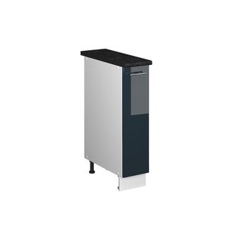 Vicco Armadio Cucina Dispensa Alto Fame-line, Blu Scuro Lucido/bianco, 20 Cm, Pl Antracite, Vicco