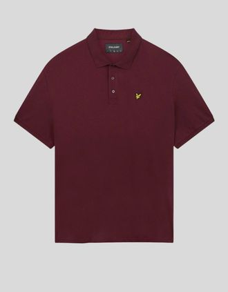 Lyle & Scott Lyle And Scott Mens Cotton Polo Shirt - Red - Size: Regular/50