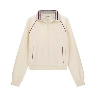 Guess Felpa Sibilla Full Zip - - Sweatshirts & Hoodies - Donna - Beige - S