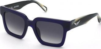 Zadig&Voltaire Womens SZV420 52 03GR Sunglasses - Blue - One Size