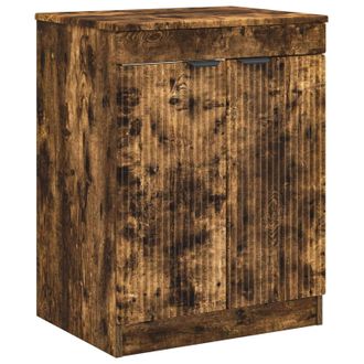 vidaXL Mueble De Cuarto De Ba&ntilde;o Roble Ahumado 54 X 41 X 70 Cm Vidaxl