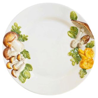 Les-Ottomans The Mushrooms Ceramic Salad Plate