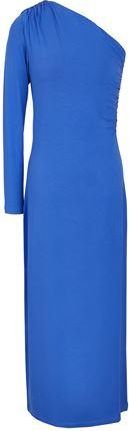 8 by YOOX VISCOSE ONE-SHOULDER L/SLEEVE MIDI DRESS