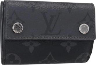 Louis Vuitton Pre-owned Vintage Canvas Wallet - Dames - Vintage Accessoires - Zwart - ONE Size - Vintage