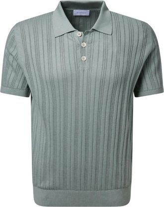 Baldessarini Kalvik Pullover - Heren - Polos - Groen - M - Katoen - Tops