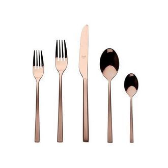 Mepra Atena Flatware Set - 5 Pieces in Frozen Bronze at Nordstrom