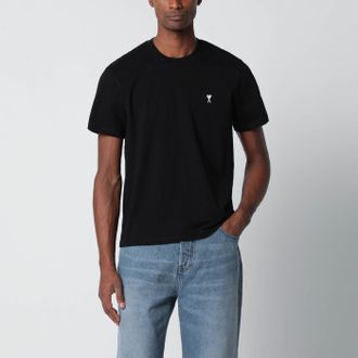 Ami T-shirt Ami De Coeur nera