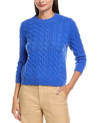 N.Peal N.Peal Emilia Cashmere Cable Sweater