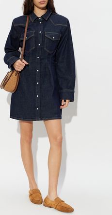 Gestuz Gzmae Denim Dress, Womens, Navy Blue