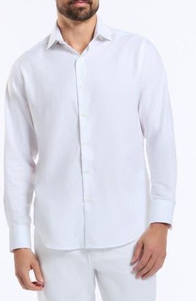 Robert Graham Arch Long Sleeve Dress Shirt in White at Nordstrom Rack, Size 16.5