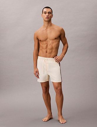 Calvin Klein Medium Drawstring Swim Shorts - CK Icon