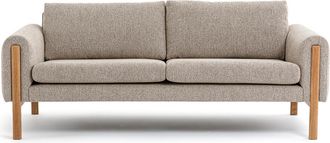 La Redoute Interieurs Getextureerde zetel, 3-zit, Vino