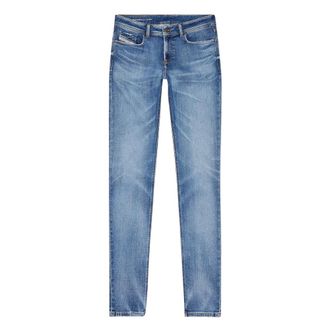 Diesel Straight Jeans, male, Blue, Size: W34 Classic Denim Jeans for Everyday Wear