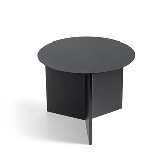 HAY Slit Table Round &Oslash; 45 x H 35.5 cm, schwarz