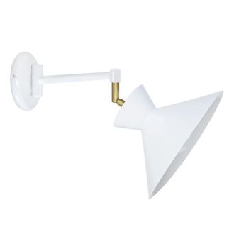 Tosel Aplique 31cm metal blanco